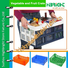 party crate/school storage plastic box/light duty basket crate